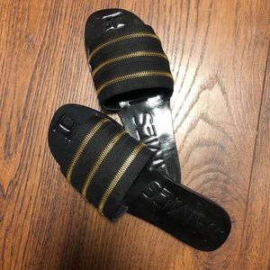 James Smith the zip slide black size 36 NEW no box